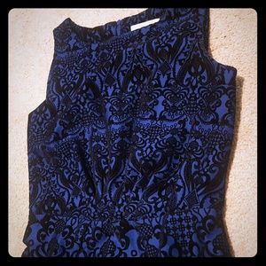 New york and company velvette dress